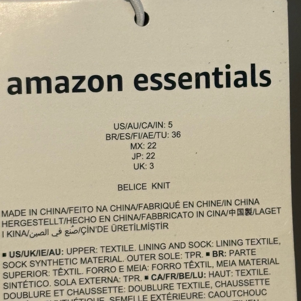 Amazon Essentials Women's Belice Ballet Flat - Gray Microfiber Size 5 (Tried On) - Picture 11 of 11